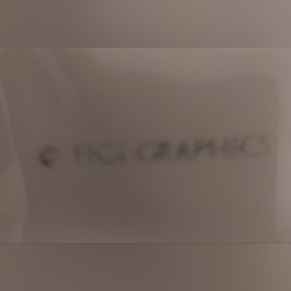 Tissue Holder by Figi Graphics Iris Pink White Green 5 1/2" X 5" Wide - Picture 8 of 8